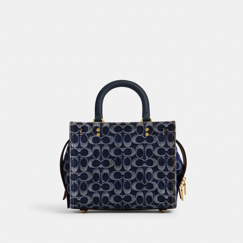 Coach Rogue Bag 25 In Signature Denim Azuis | COH865178