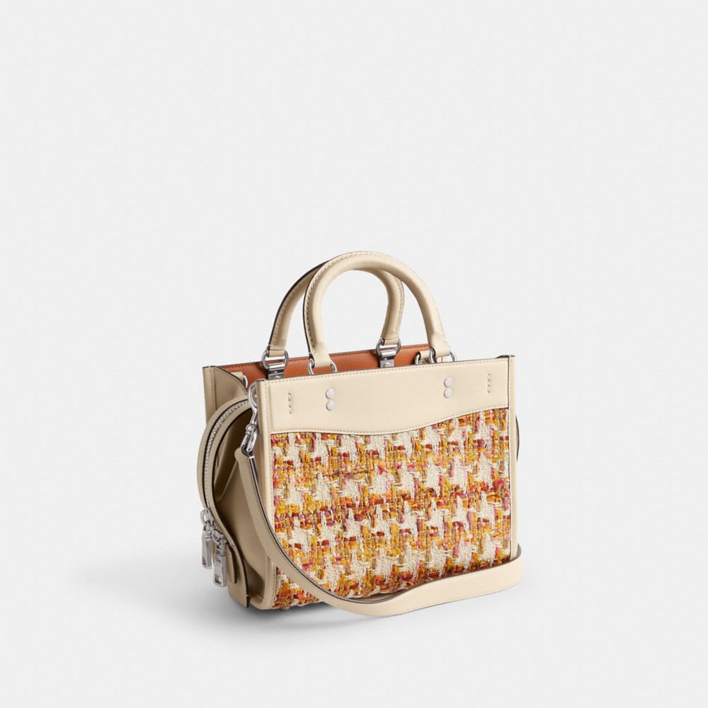 Coach Rogue Bag 25 In Tweed Prateadas Multicoloridas | COH865177