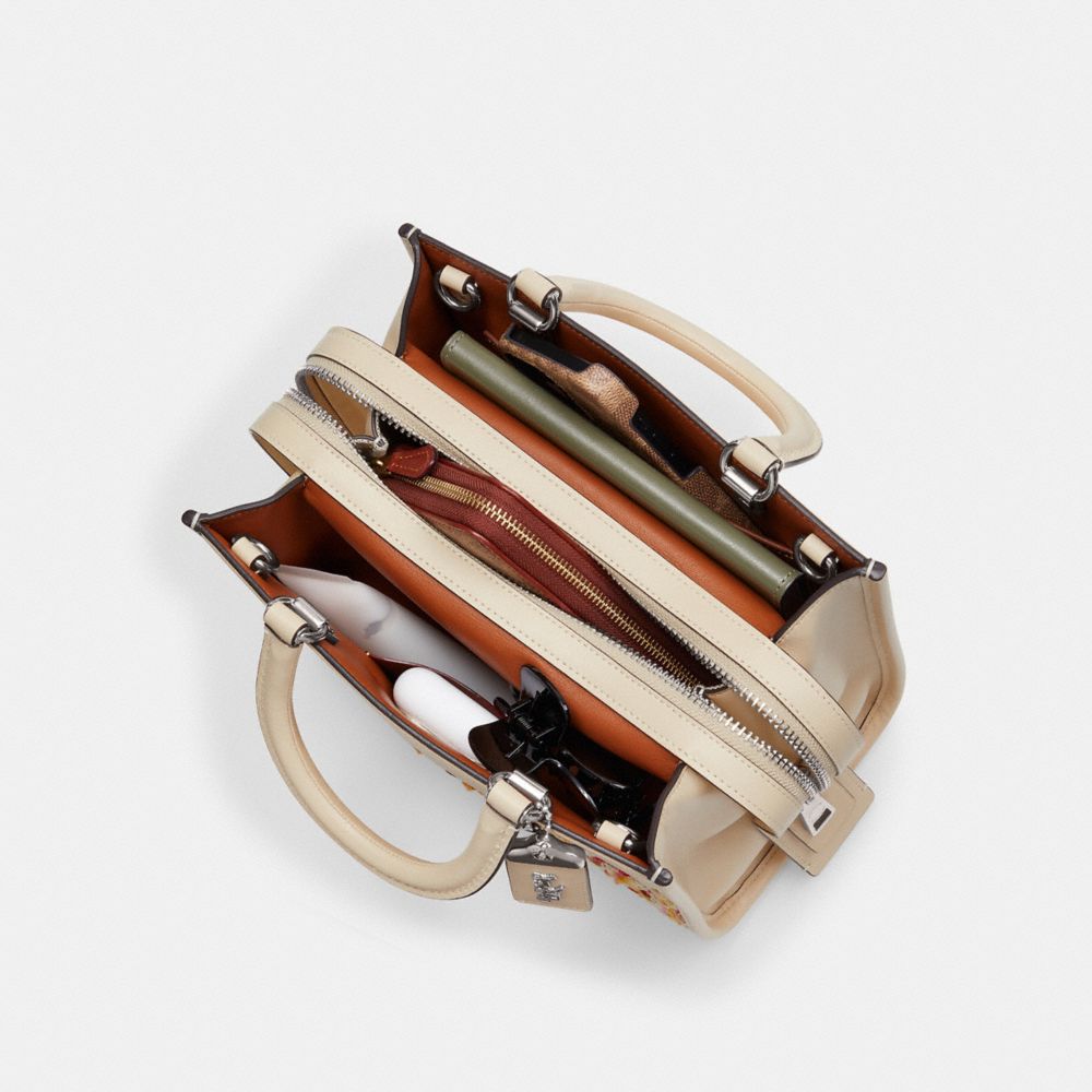 Coach Rogue Bag 25 In Tweed Prateadas Multicoloridas | COH865177