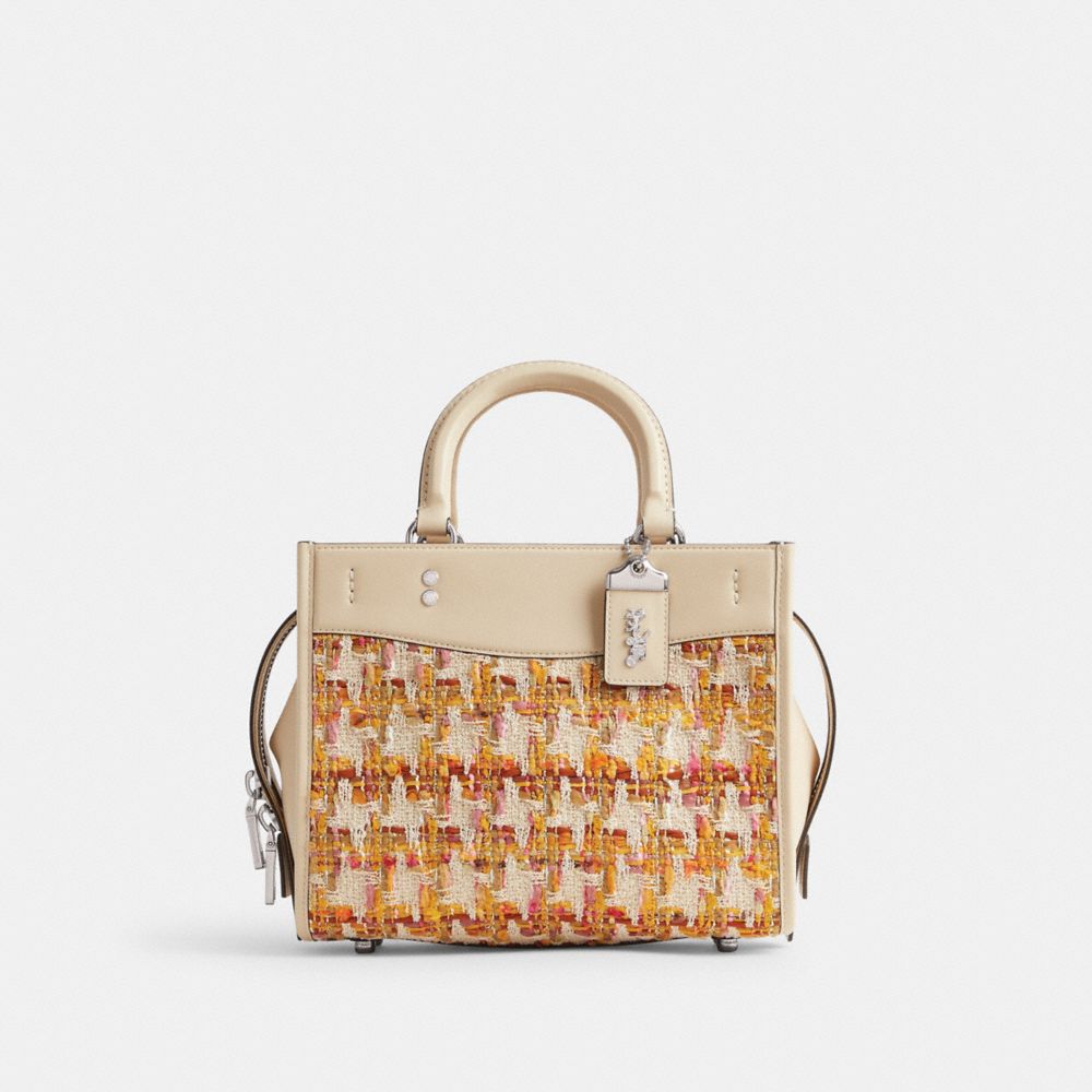 Coach Rogue Bag 25 In Tweed Prateadas Multicoloridas | COH865177