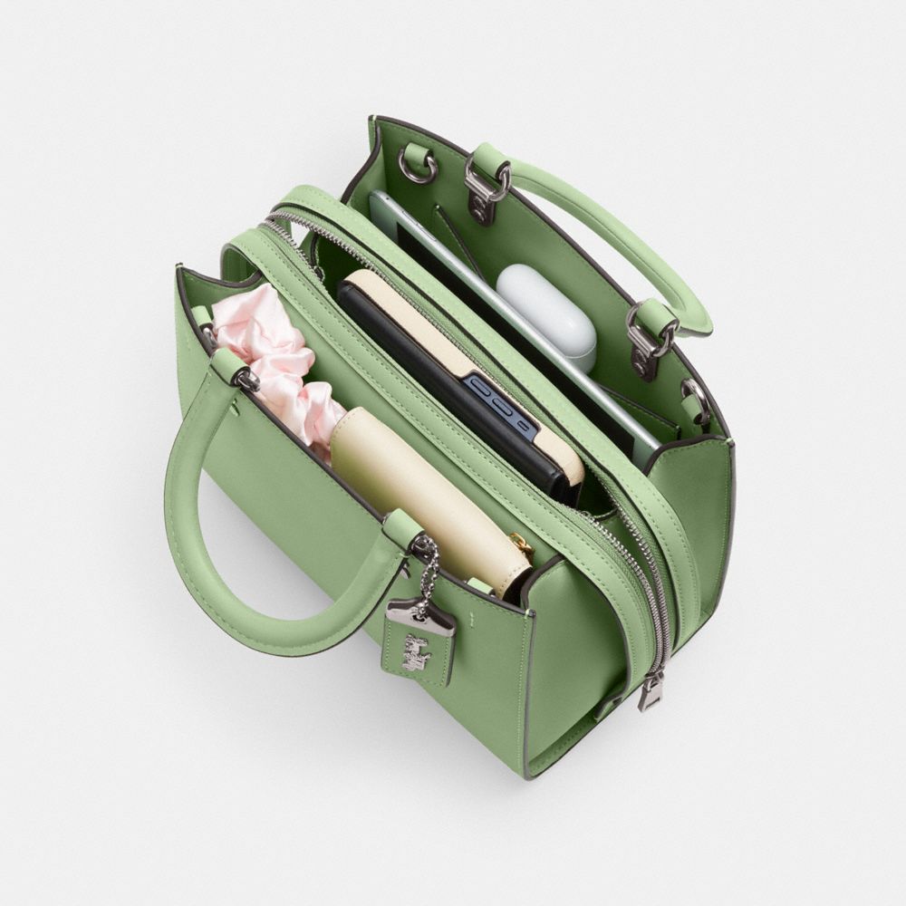 Coach Rogue Bag 25 Prateadas Luz Verdes | COH865139