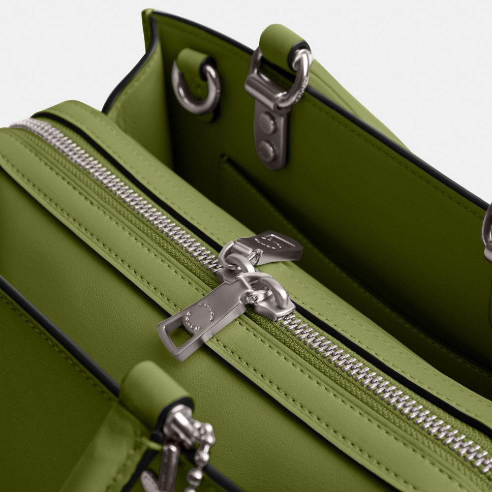 Coach Rogue Bag 25 Prateadas Luz Verdes | COH865139