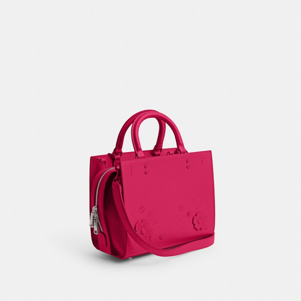 Coach Rogue Bag 25 With Tea Rose Prateadas | COH865180