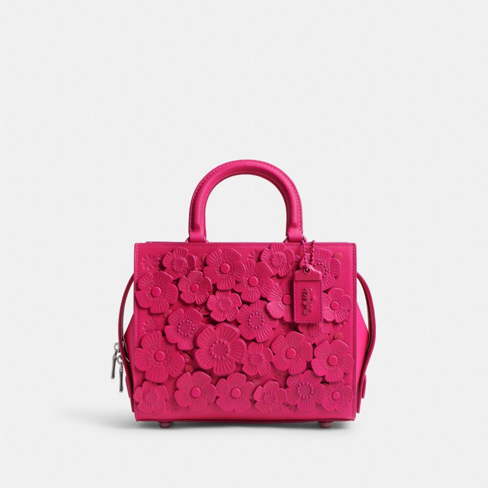 Coach Rogue Bag 25 With Tea Rose Prateadas | COH865180