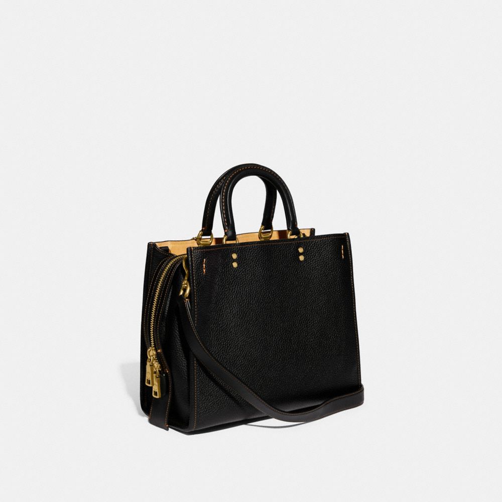 Coach Rogue Bag In Regenerative Leather Pretas | COH864932