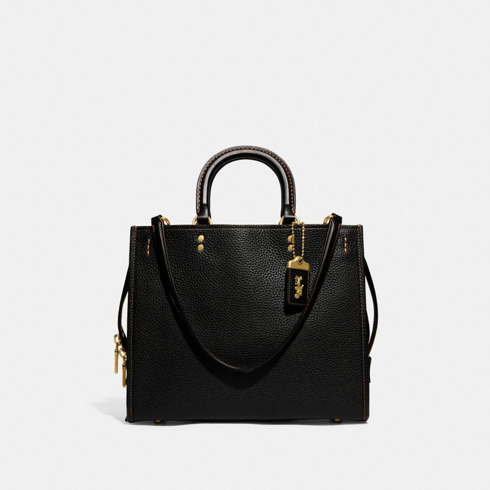 Coach Rogue Bag In Regenerative Leather Pretas | COH864932