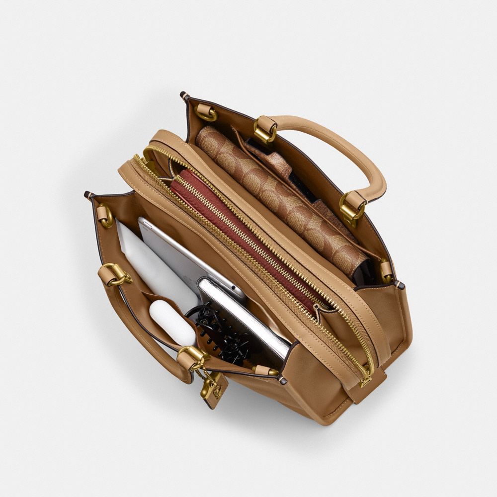 Coach Rogue Bag Prateadas Cinzentas Azuis | COH865119