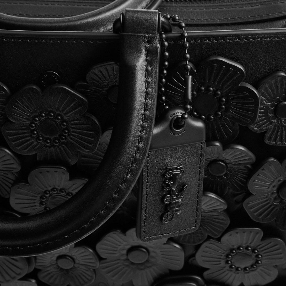 Coach Rogue Bag With Tea Rose Pretas Pretas | COH865166