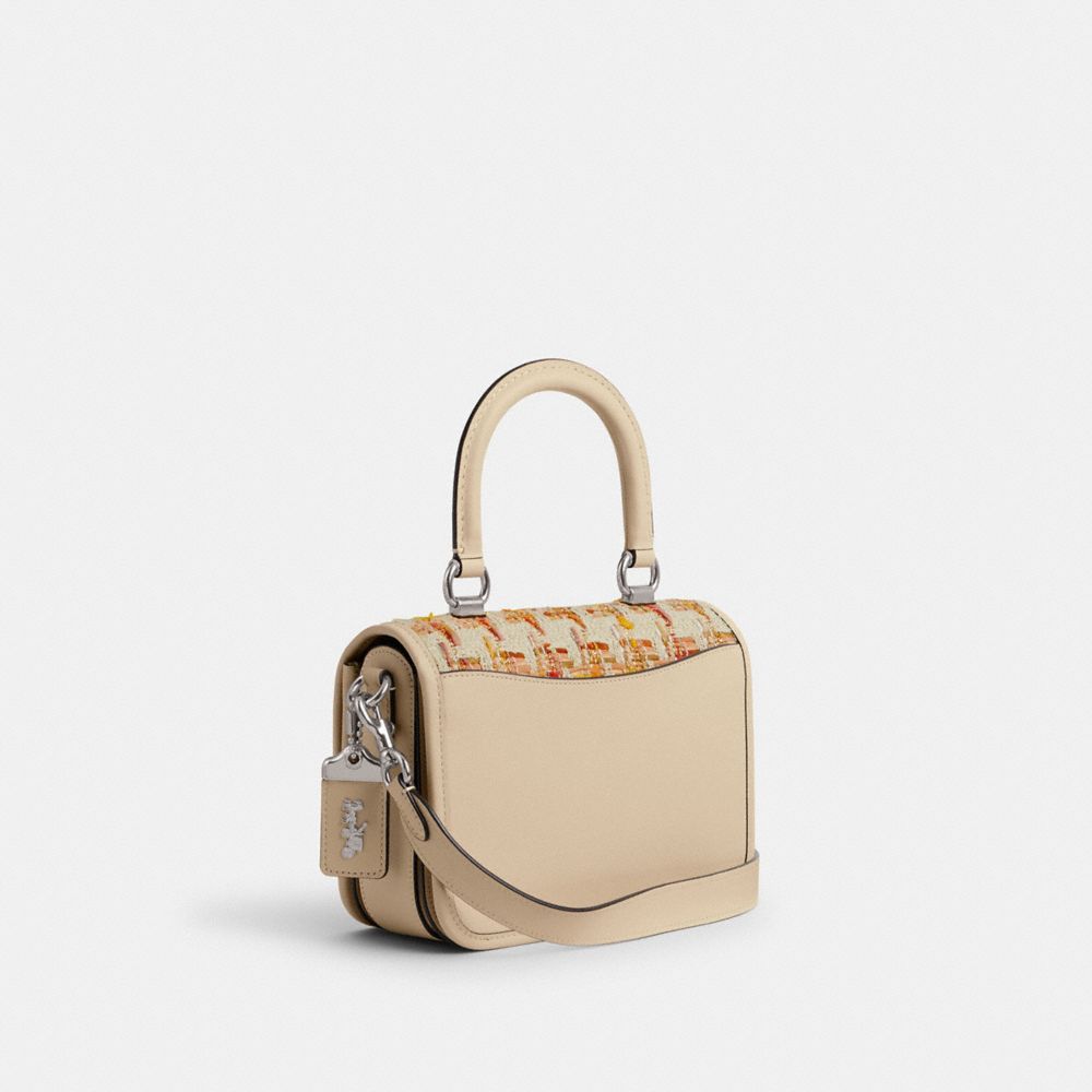 Coach Rogue Top Handle Bag In Tweed Prateadas Multicoloridas | COH865169