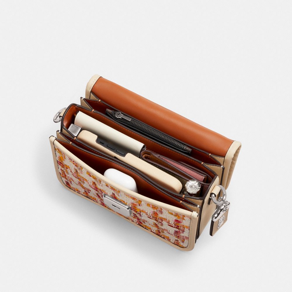 Coach Rogue Top Handle Bag In Tweed Prateadas Multicoloridas | COH865169