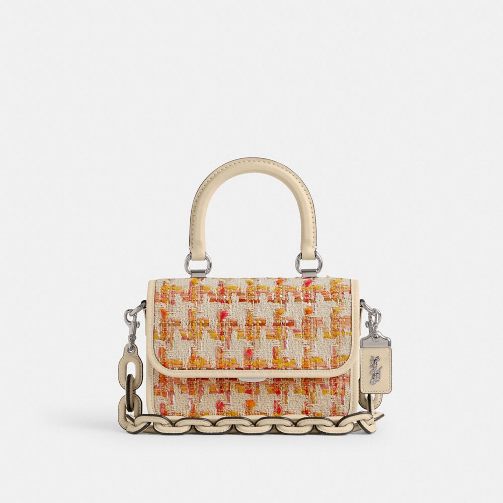 Coach Rogue Top Handle Bag In Tweed Prateadas Multicoloridas | COH865169