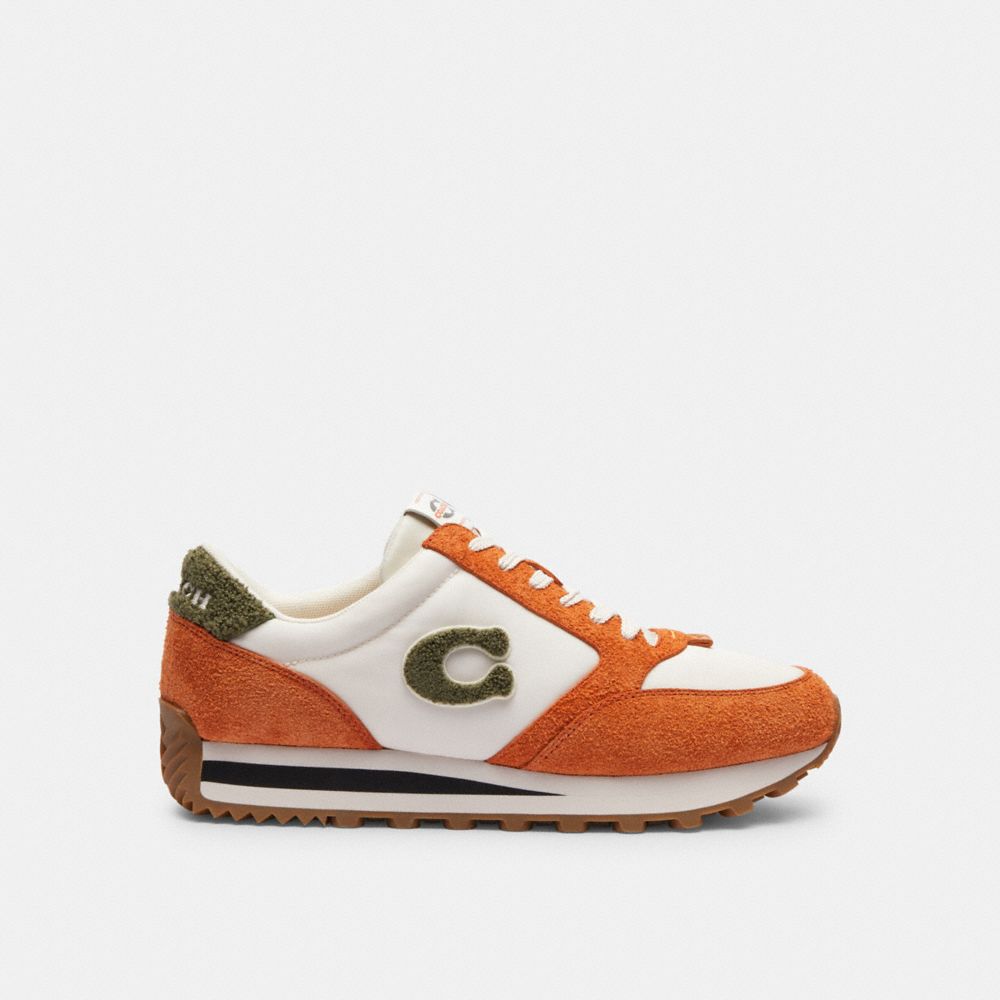 Coach Runner Sneaker Marrom Laranja | COH866783