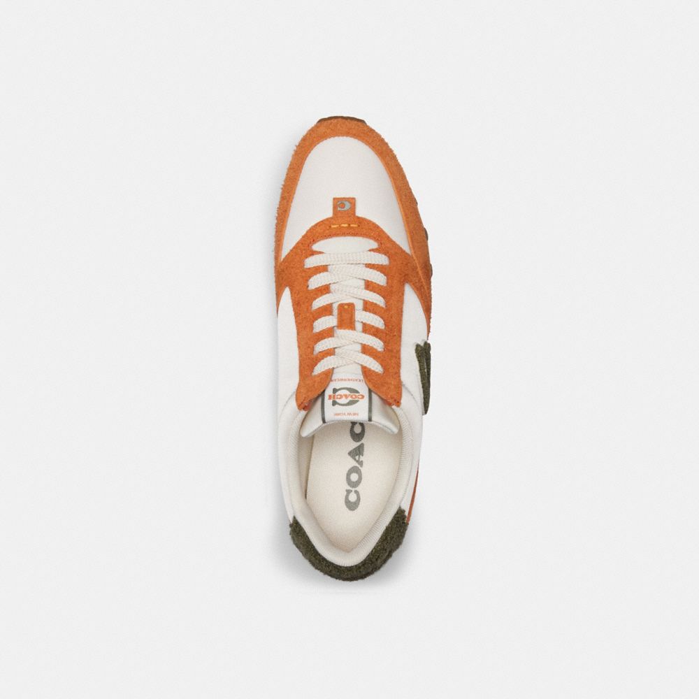 Coach Runner Sneaker Marrom Laranja | COH866783