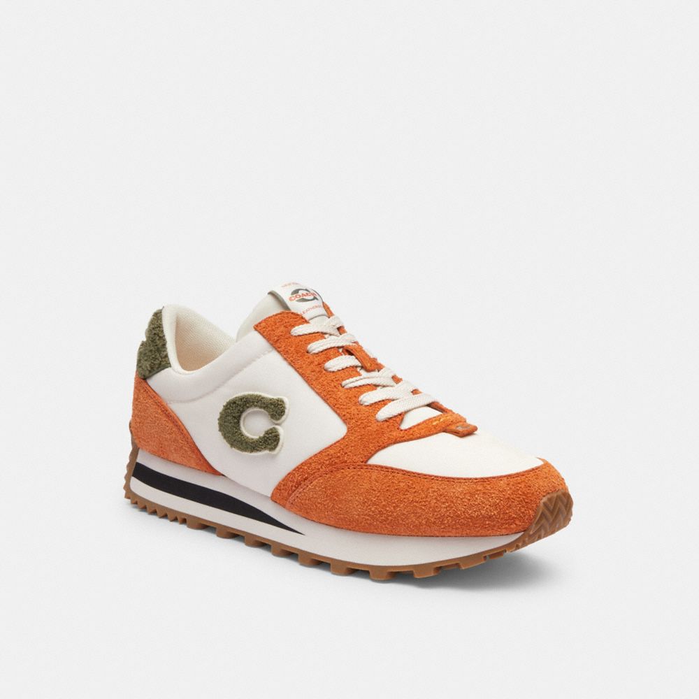 Coach Runner Sneaker Marrom Laranja | COH866783