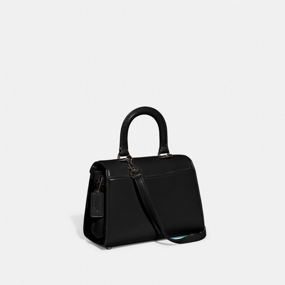 Coach Sammy Top Handle Bag 21 Azuis Cinzentas Pretas | COH865266