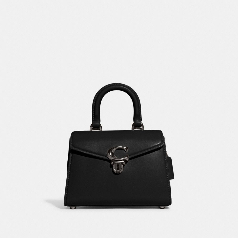 Coach Sammy Top Handle Bag 21 Azuis Cinzentas Pretas | COH865266