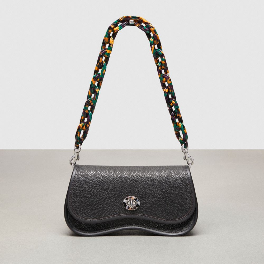Coach Short Chain Strap Pretas Verdes Multicoloridas | COH866426