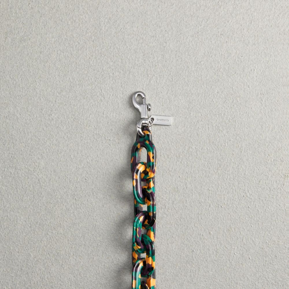 Coach Short Chain Strap Pretas Verdes Multicoloridas | COH866426