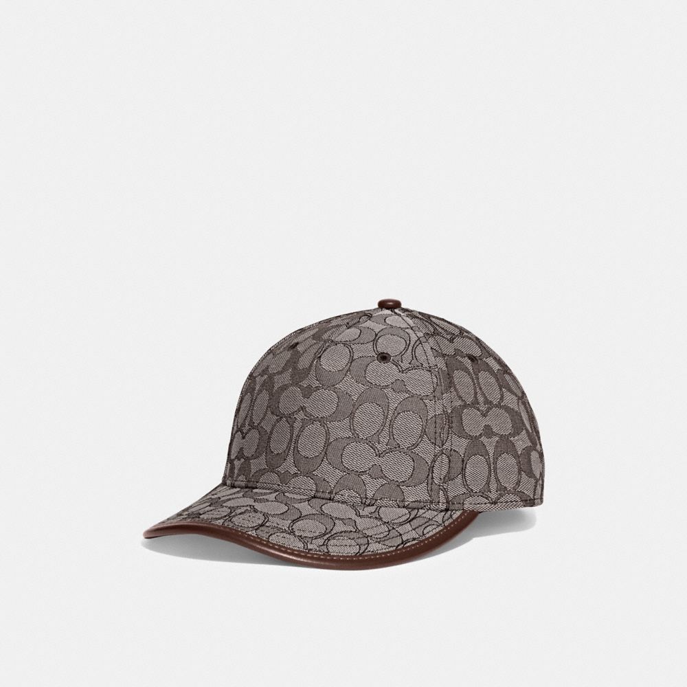 Coach Signature Jacquard Baseball Hat Azul Claro | COH867032
