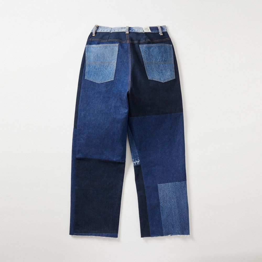 Coach Skater Jeans In Repurposed Denim Azuis | COH866021