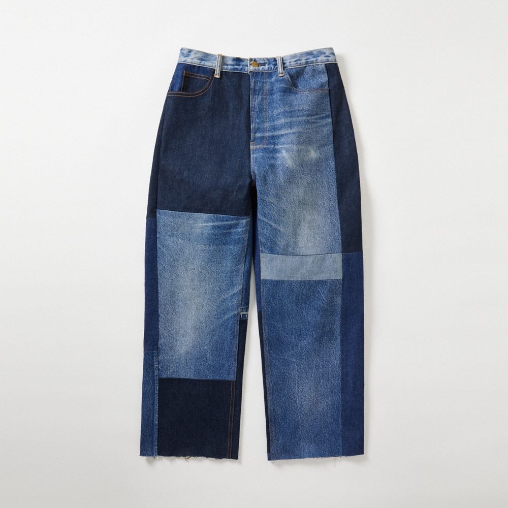 Coach Skater Jeans In Repurposed Denim Azuis | COH866021