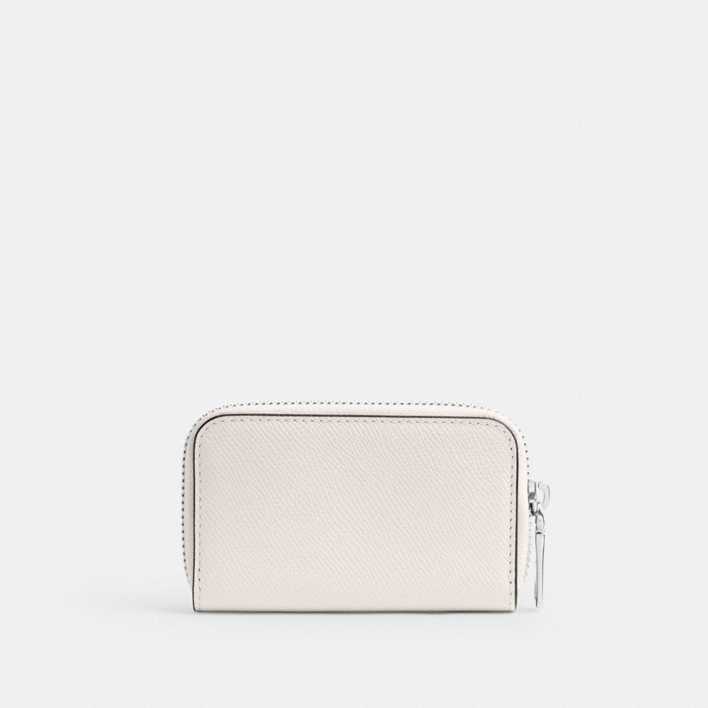 Coach Small Zip Around Card Case Branco | COH866738