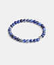 Coach Sodalite Beaded Bracelet Prateadas Azuis | COH867024