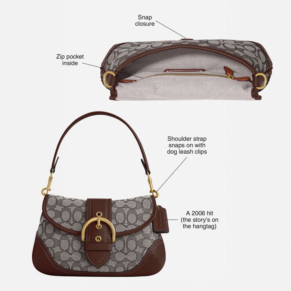 Coach Soho Bag In Signature Jacquard Multicoloridas | COH864984