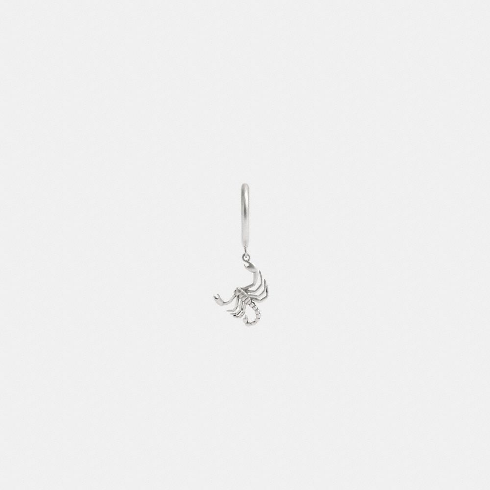 Coach Sterling Silver Scorpion Huggie Earring Prateadas | COH867023