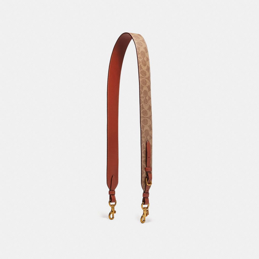Coach Strap In Signature Canvas Vermelhas | COH866452