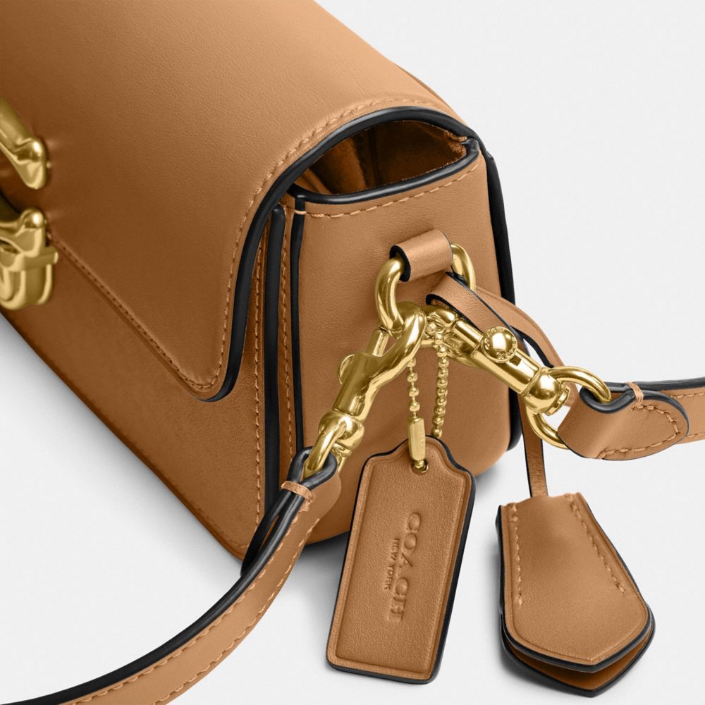 Coach Studio Baguette Bag Luz Marrom | COH865301