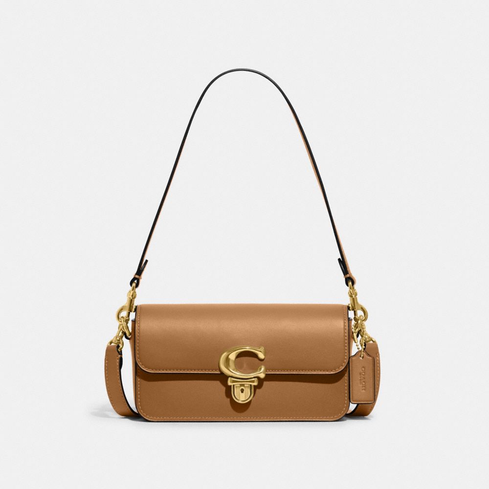 Coach Studio Baguette Bag Luz Marrom | COH865301