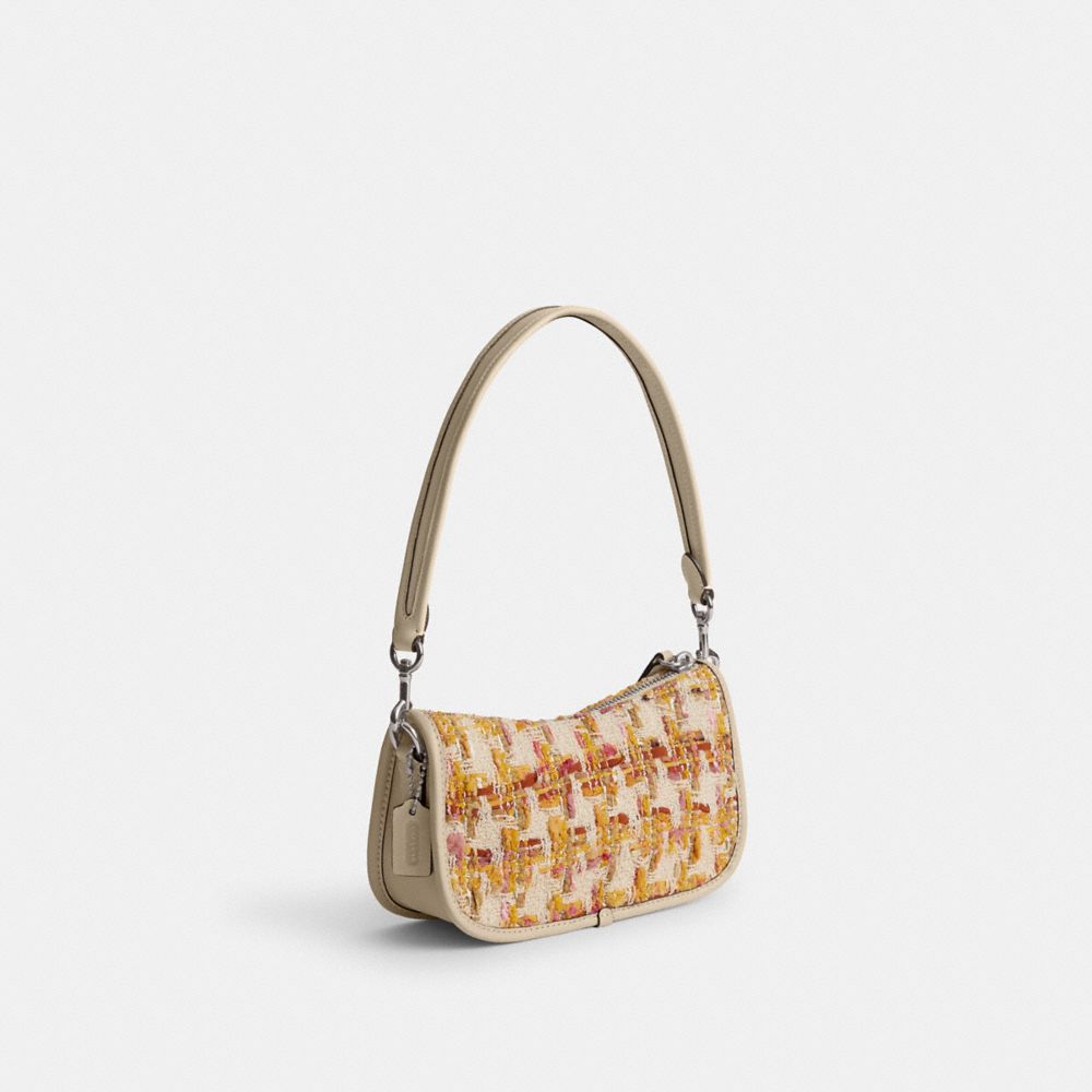 Coach Swinger Bag 20 In Tweed Prateadas Multicoloridas | COH864982