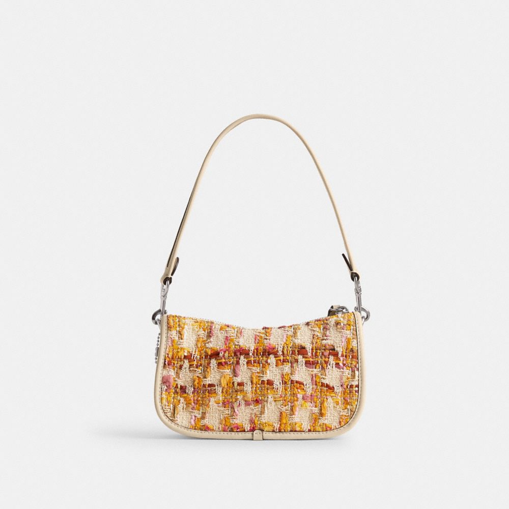 Coach Swinger Bag 20 In Tweed Prateadas Multicoloridas | COH864982