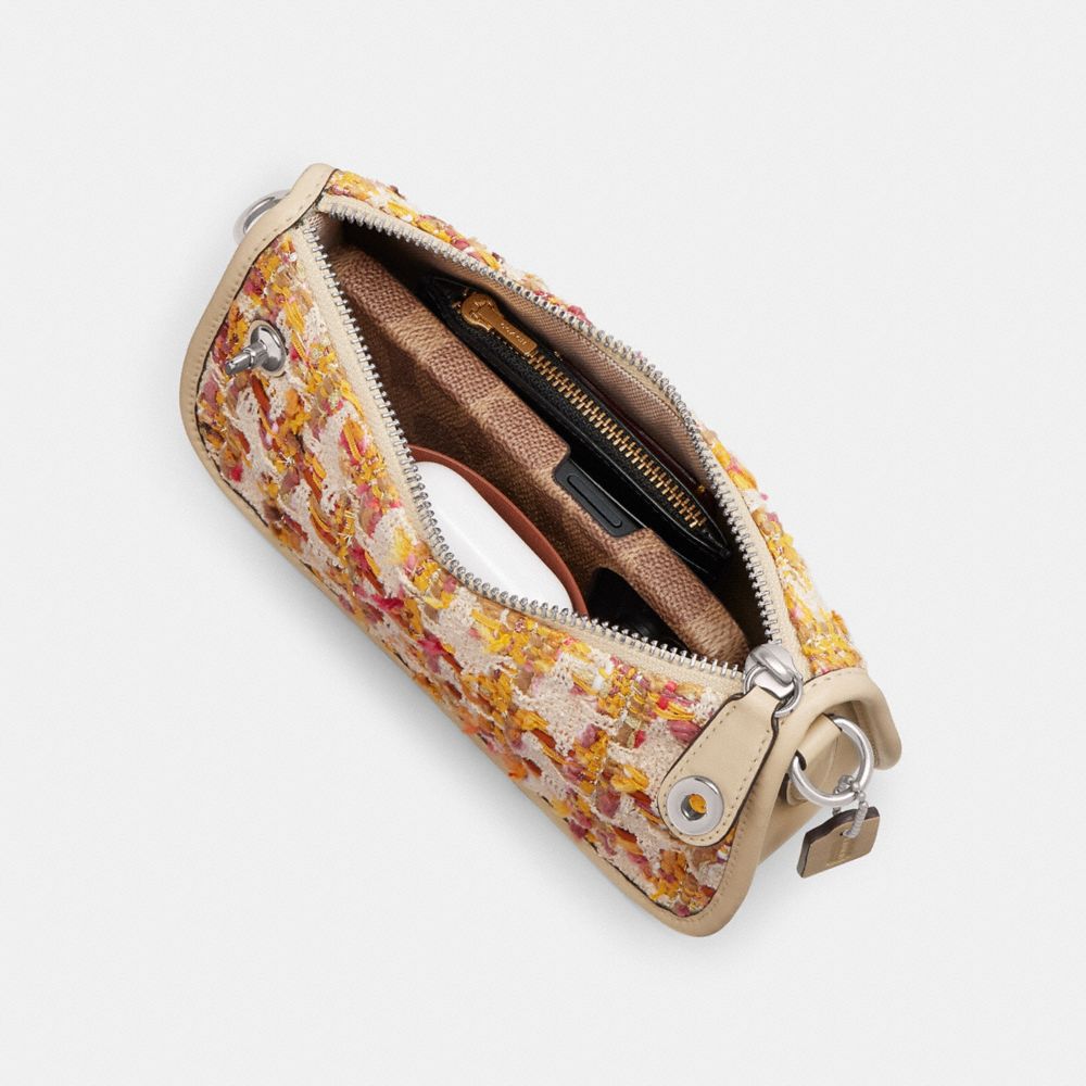 Coach Swinger Bag 20 In Tweed Prateadas Multicoloridas | COH864982