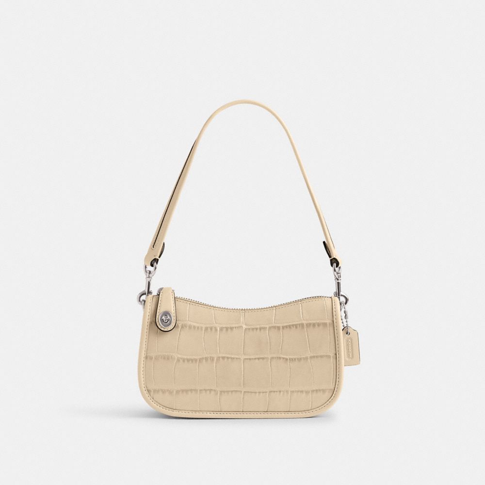 Coach Swinger Bag 20 Prateadas Branco | COH864744