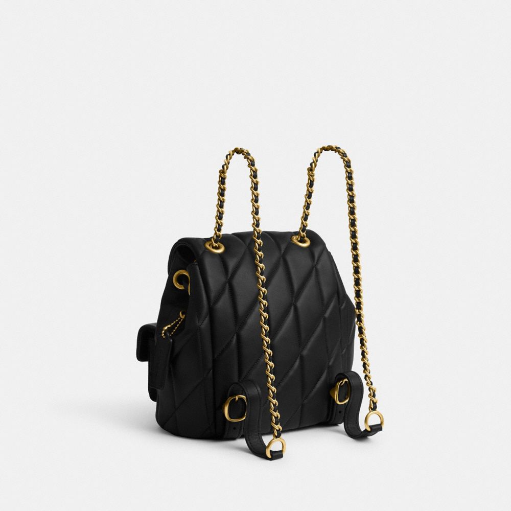 Coach Tabby Backpack With Quilting Pretas | COH865459