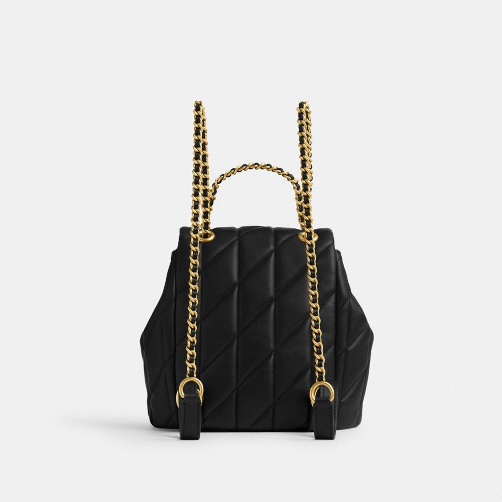 Coach Tabby Backpack With Quilting Pretas | COH865459