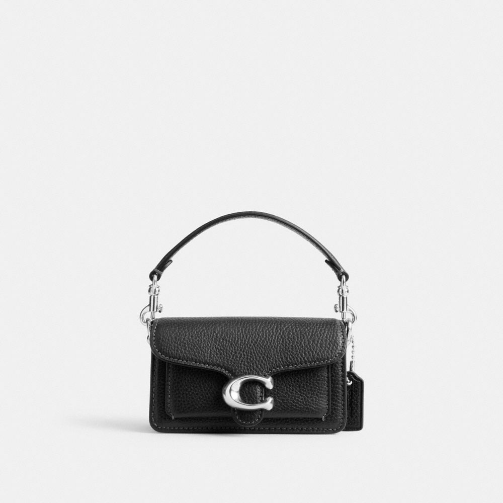 Coach Tabby Bag 12 Prateadas Pretas | COH865286