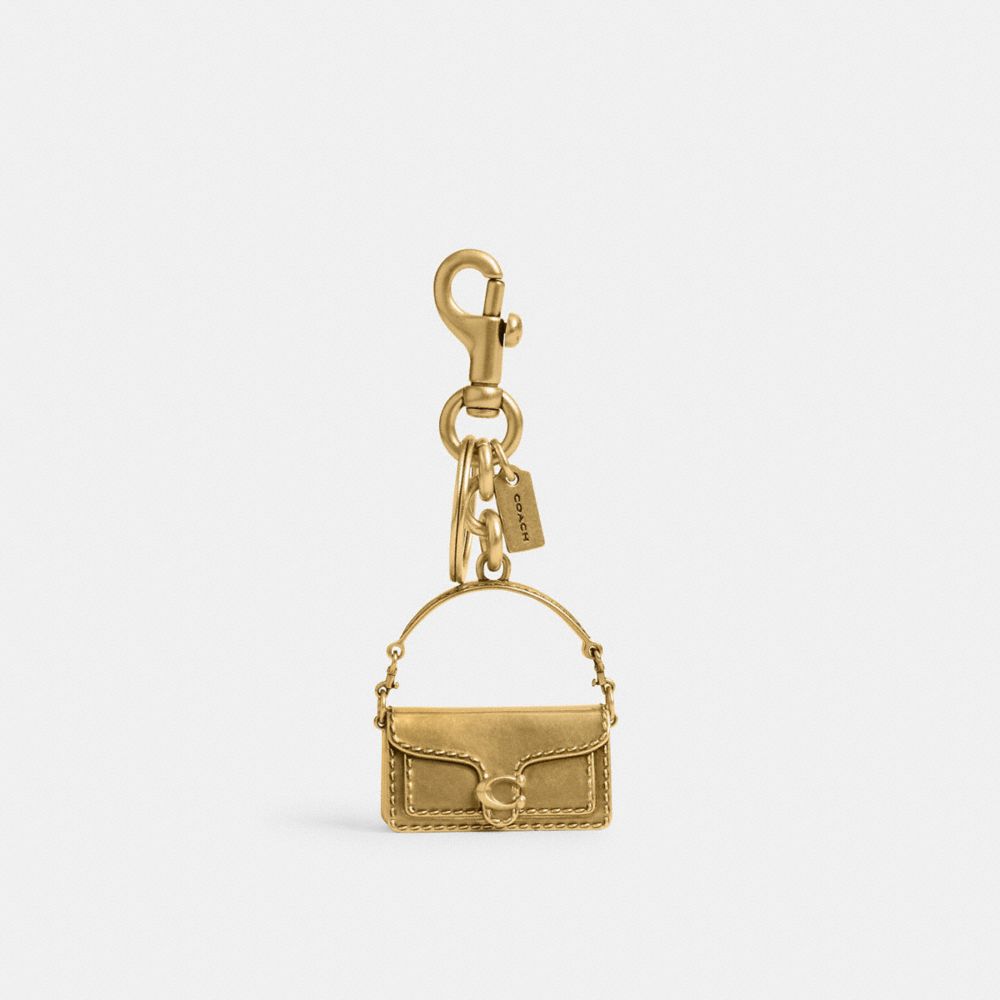 Coach Tabby Bag Charm Douradas | COH866438