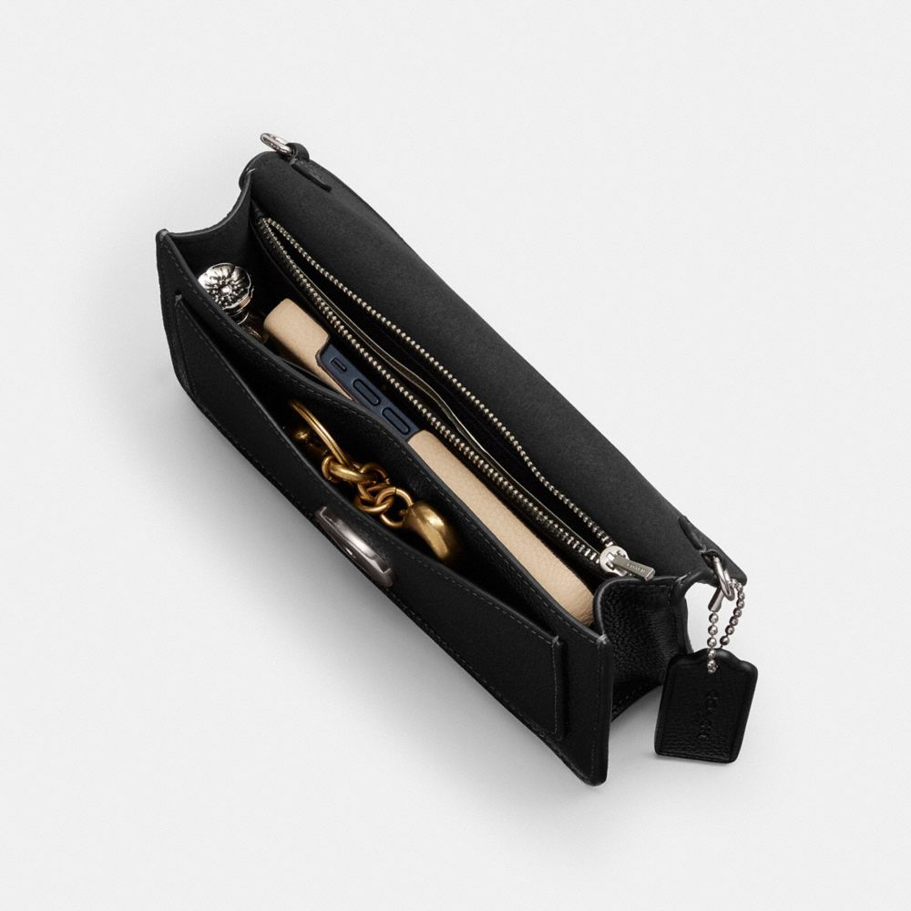 Coach Tabby Chain Clutch Prateadas Pretas | COH865214