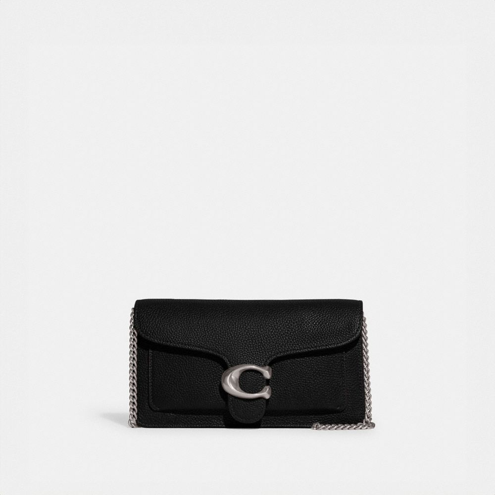 Coach Tabby Chain Clutch Prateadas Pretas | COH865214