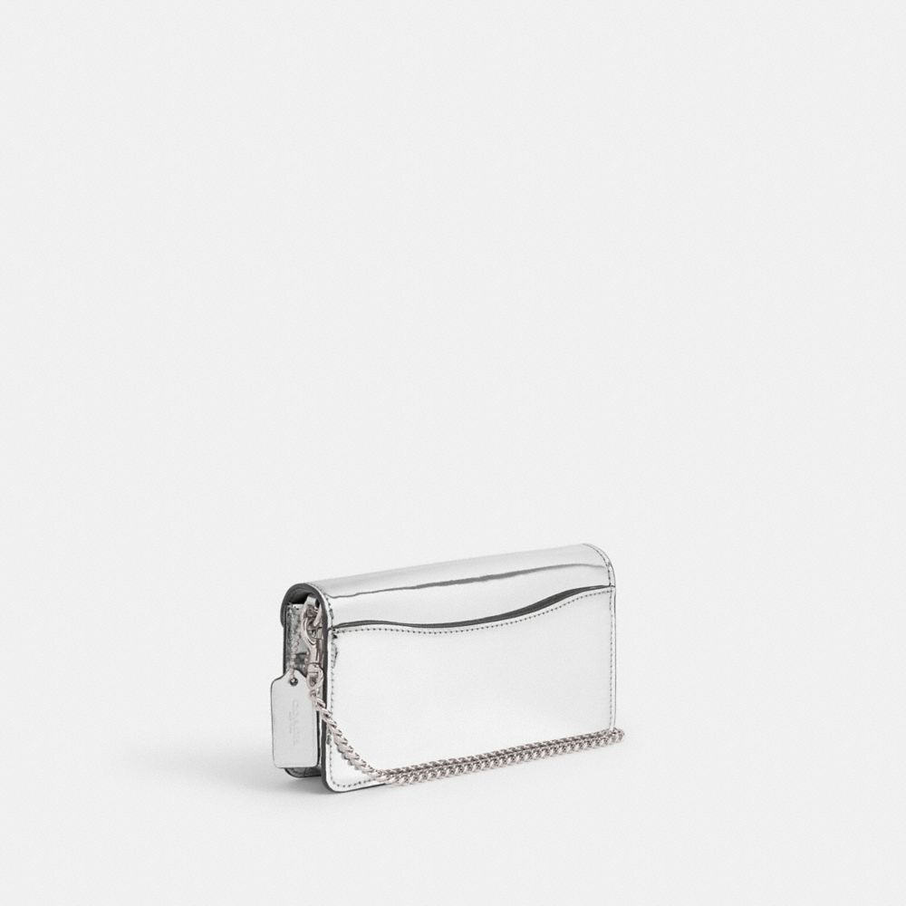 Coach Tabby Crossbody In Silver Metallic Metal Prateadas Prateadas | COH865642