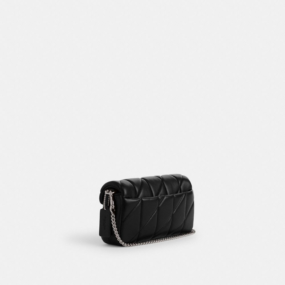 Coach Tabby Crossbody Wristlet With Pillow Quilting Prateadas Pretas | COH865413