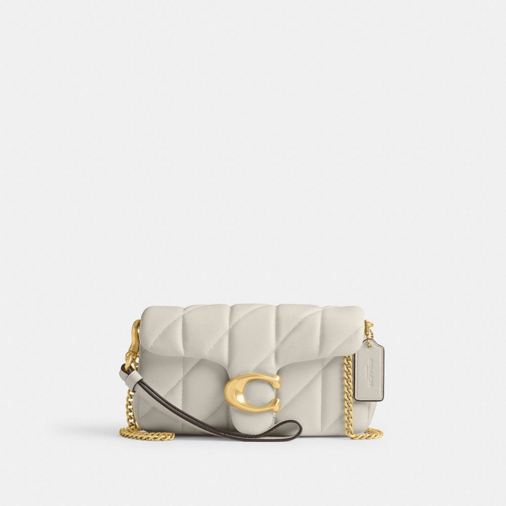 Coach Tabby Crossbody Wristlet With Pillow Quilting Branco | COH865632