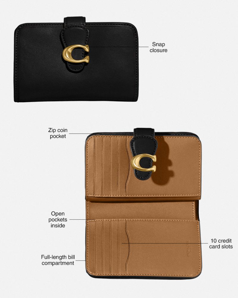 Coach Tabby Medium Wallet Prateadas | COH865527