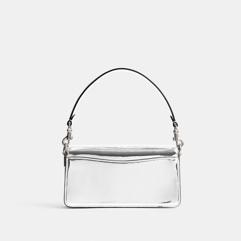 Coach Tabby Shoulder Bag 20 In Metallic Metal Prateadas Prateadas | COH864946