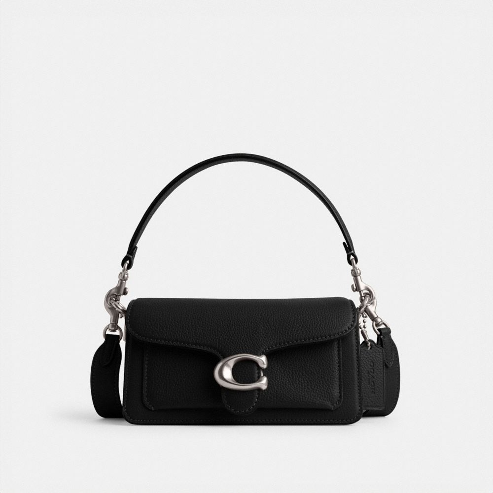 Coach Tabby Shoulder Bag 20 Prateadas Pretas | COH864762