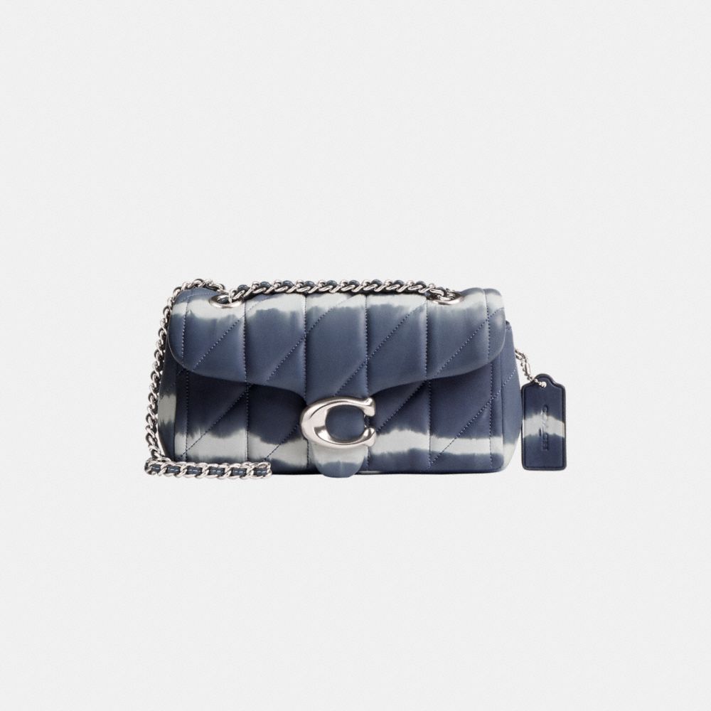 Coach Tabby Shoulder Bag 20 With Quilting And Tie Dye Prateadas Azul Marinho Multicoloridas | COH864902