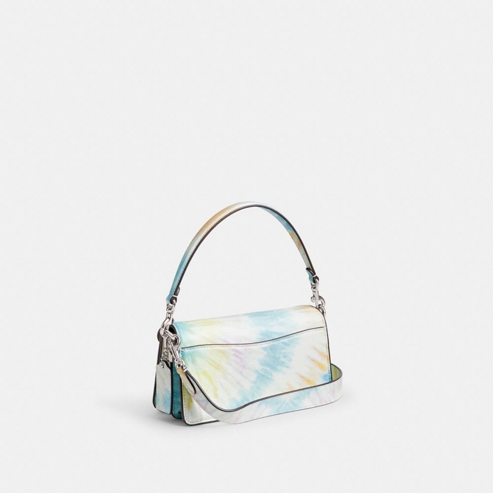 Coach Tabby Shoulder Bag 20 With Rainbow Tie Dye Print Prateadas Multicoloridas | COH864917